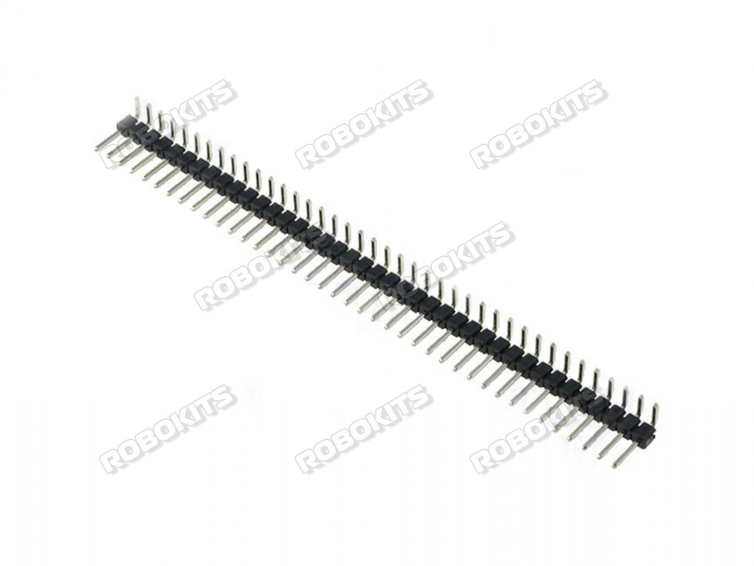 Male Header .1" 40Pin Break-Away Right Angle MOQ 10 PCS