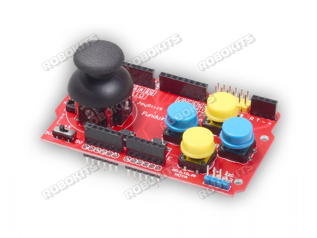 Joystick Shield compatible with Arduino Arduino Joystick Shield [RKI ...