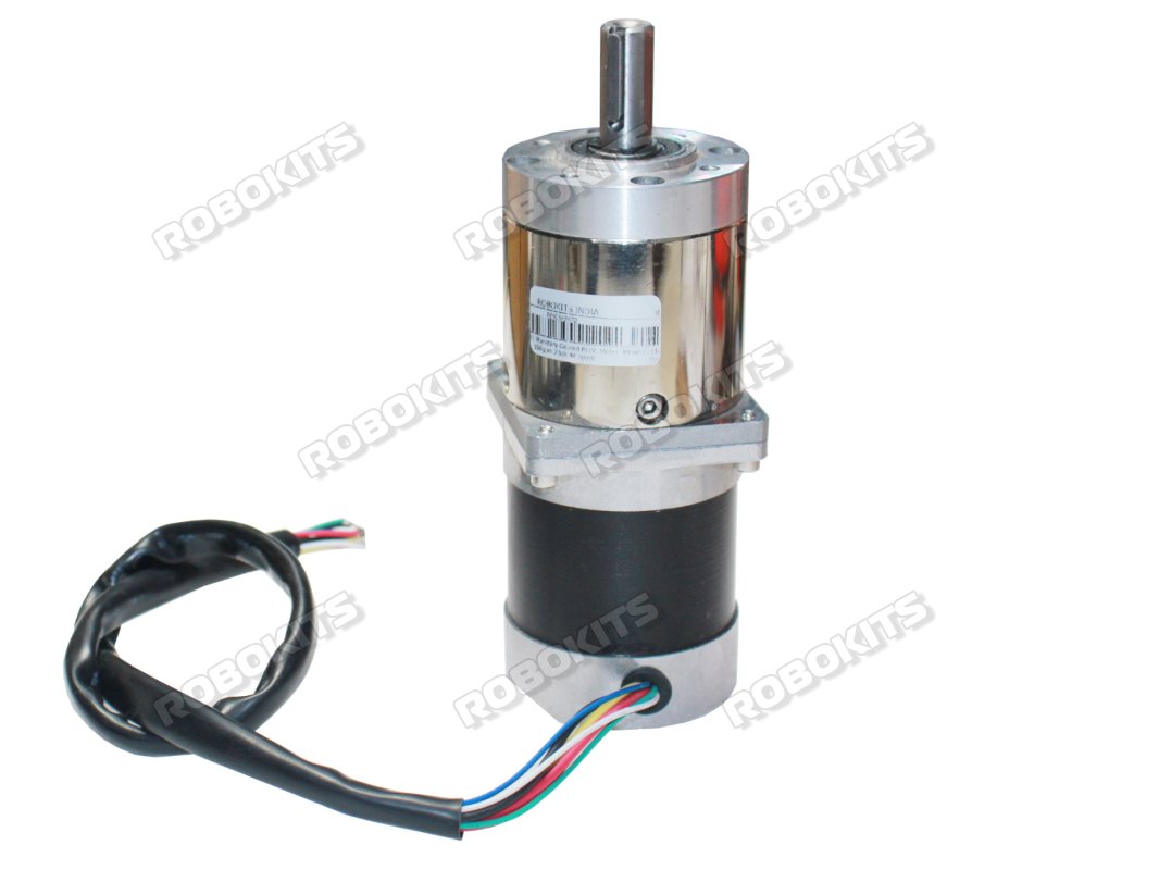 NEMA23 Planetary Geared 30Kgcm 100W 250RPM BLDC Motor