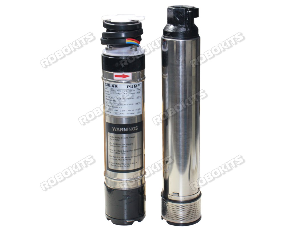 RHINO 15 STAGE 2HP 160V V4 SUBMERSIBLE SOLAR AC PUMP