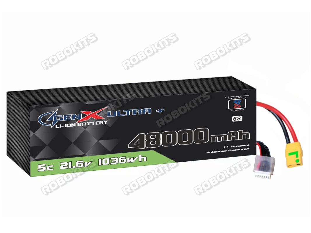 GenX Ultra+ 21.6V 48000mah 5C Premium Lithium Ion Rechargeable Battery
