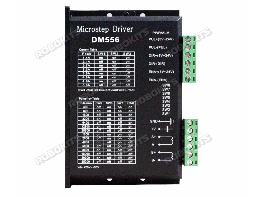 DM556 Micro-Stepping Stepper Motor Drive 20V-50V 5.6Amp