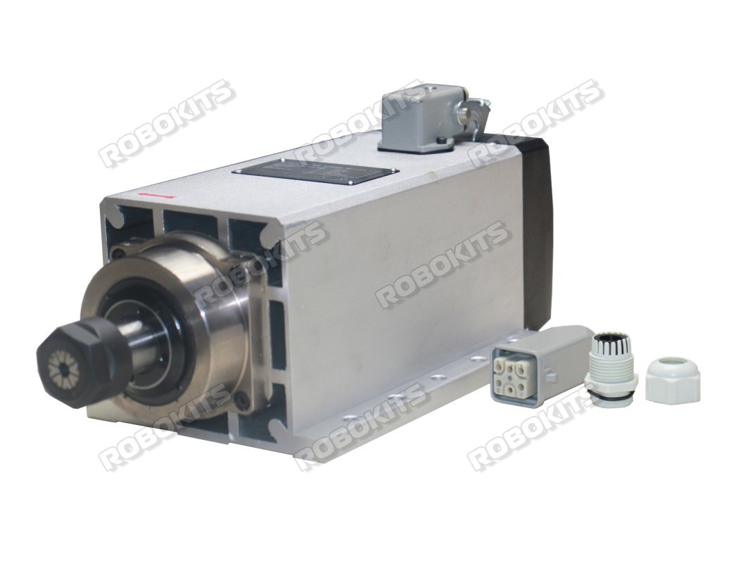CNC Square Spindle 3.5kW ER20 Air Cooled 82mm 220V 18000RPM