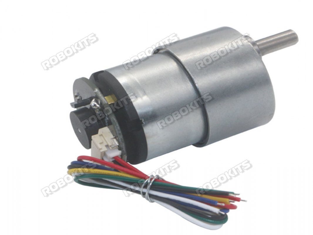 Rhino GB37 12V 110RPM 6.5Kgcm DC Geared Encoder Servo Motor
