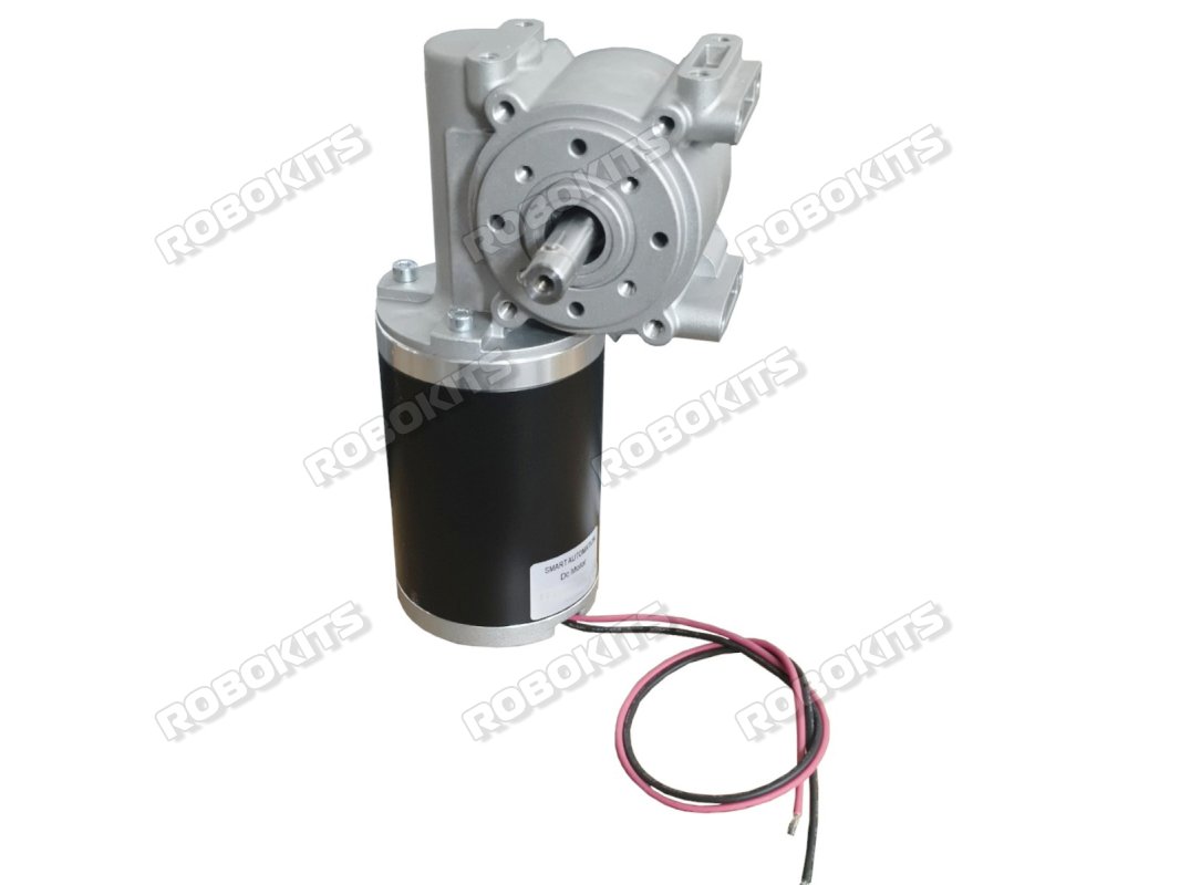 もかもも Rhino 24V 100RPM 20kg-cm 50W PMDC Worm Geared motor [RMCS-2094