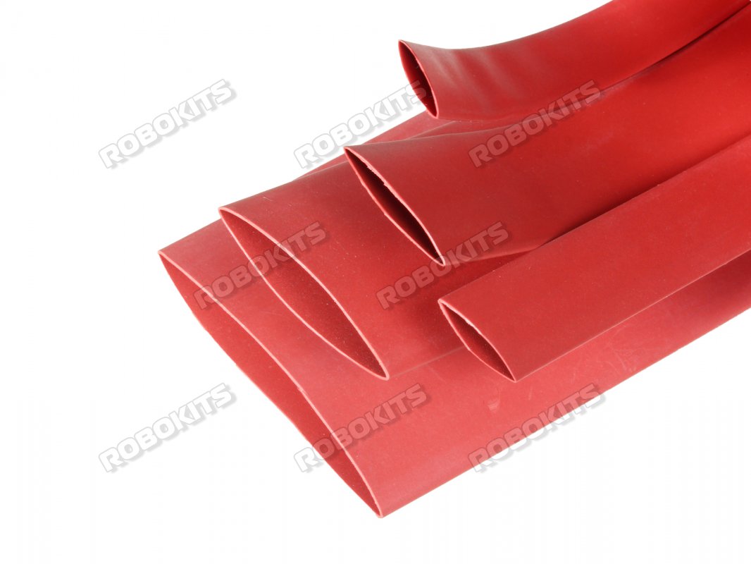 Heat Shrink Sleeve 40 mm Red 1 meter Premium Quality Industrial Grade WOER (HST)