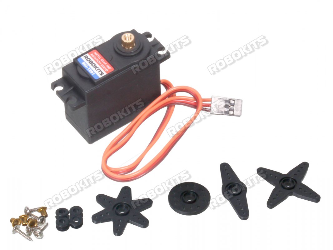 TowerPro MG995 Semi Metal Gear Economy Standard Servo (360° Continuous Rotation)