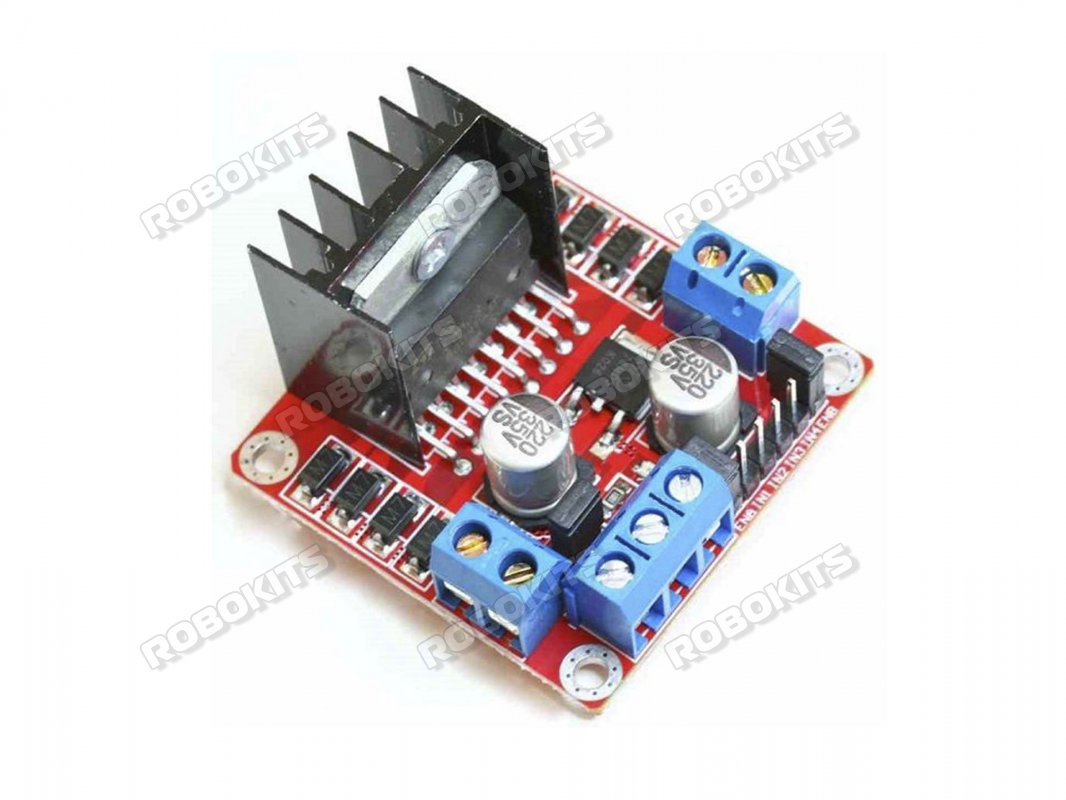 L298N 2A Dual Motor driver module with PWM control